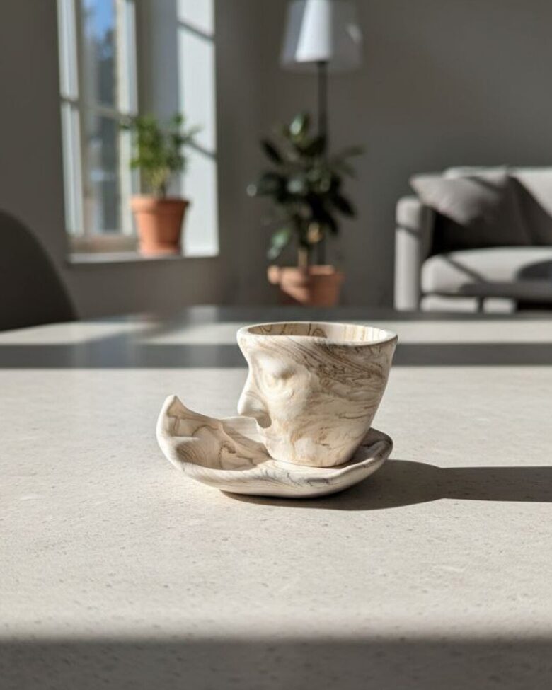 DragonFly dekoratyvinis indelis „Marmurinis veidas“