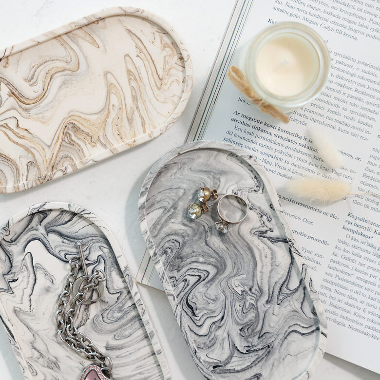 Klasika – Jesmonite padėkliukas