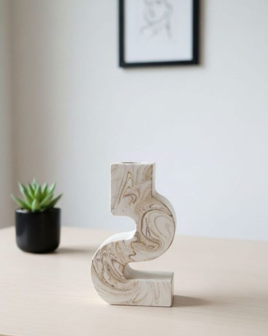 MONO – Jesmonite žvakidė vienai žvakei